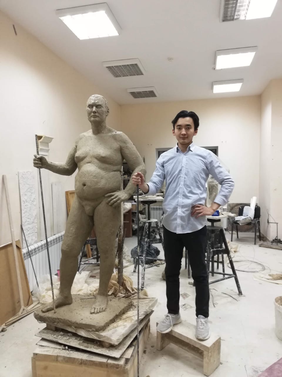 «Работы казахстанских мастеров в первую очередь замечают за рубежом»: Сырым Мусрепов о сложном, но очень интересном искусстве скульптуры