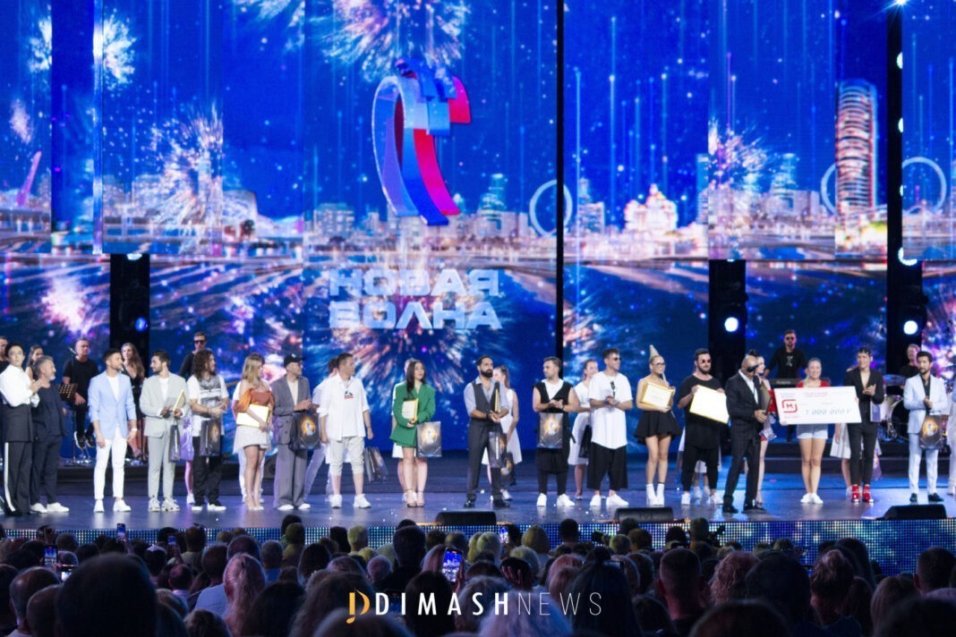 The grand closing ceremony of the New Wave 2021 held in Sochi