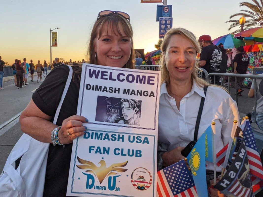 American Dears met with the creator of Dimash Manga