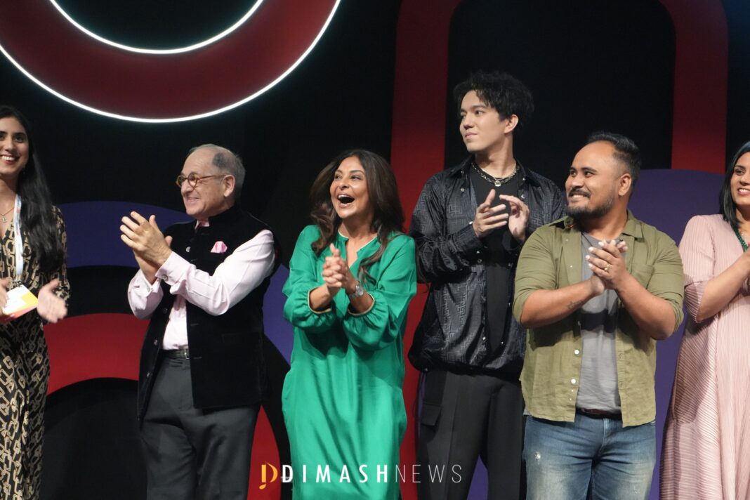 Dimash performed at the TEDxGateway 