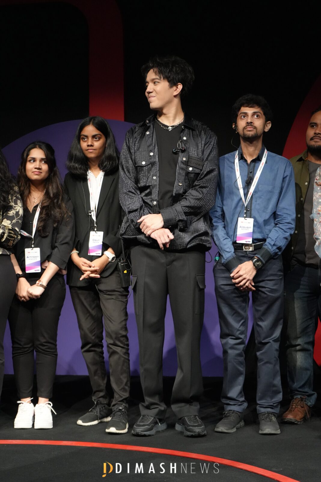 Dimash performed at the TEDxGateway 