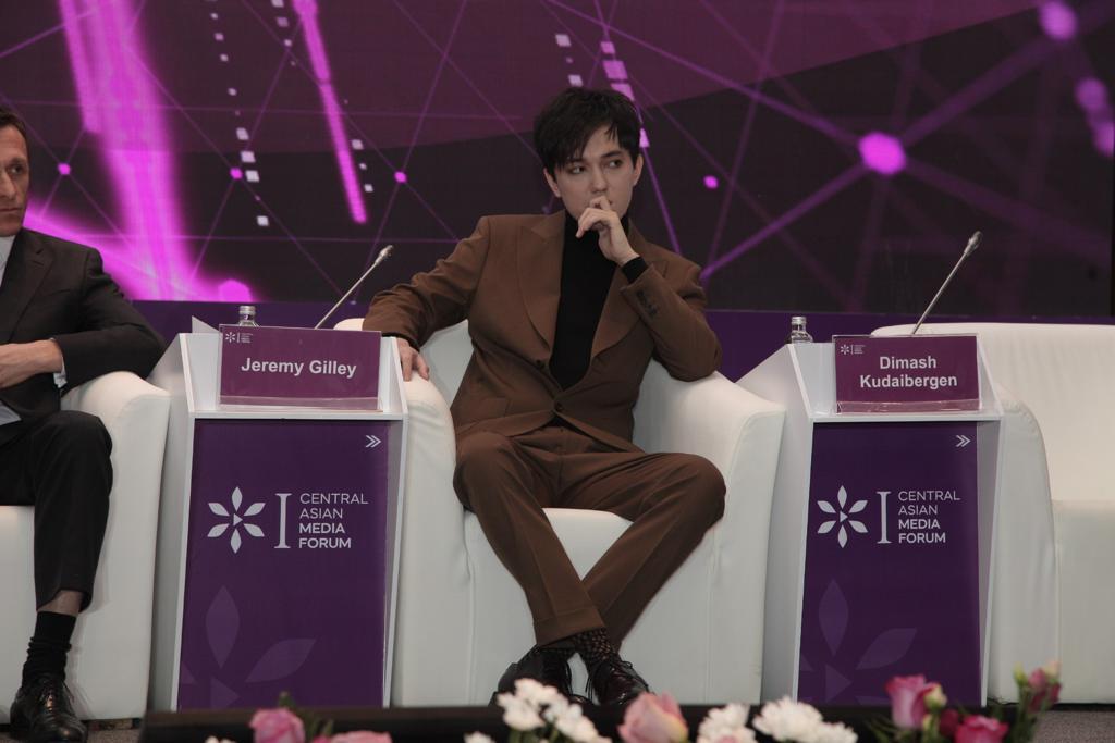 Dimash spoke at the first Central Asian Media Forum