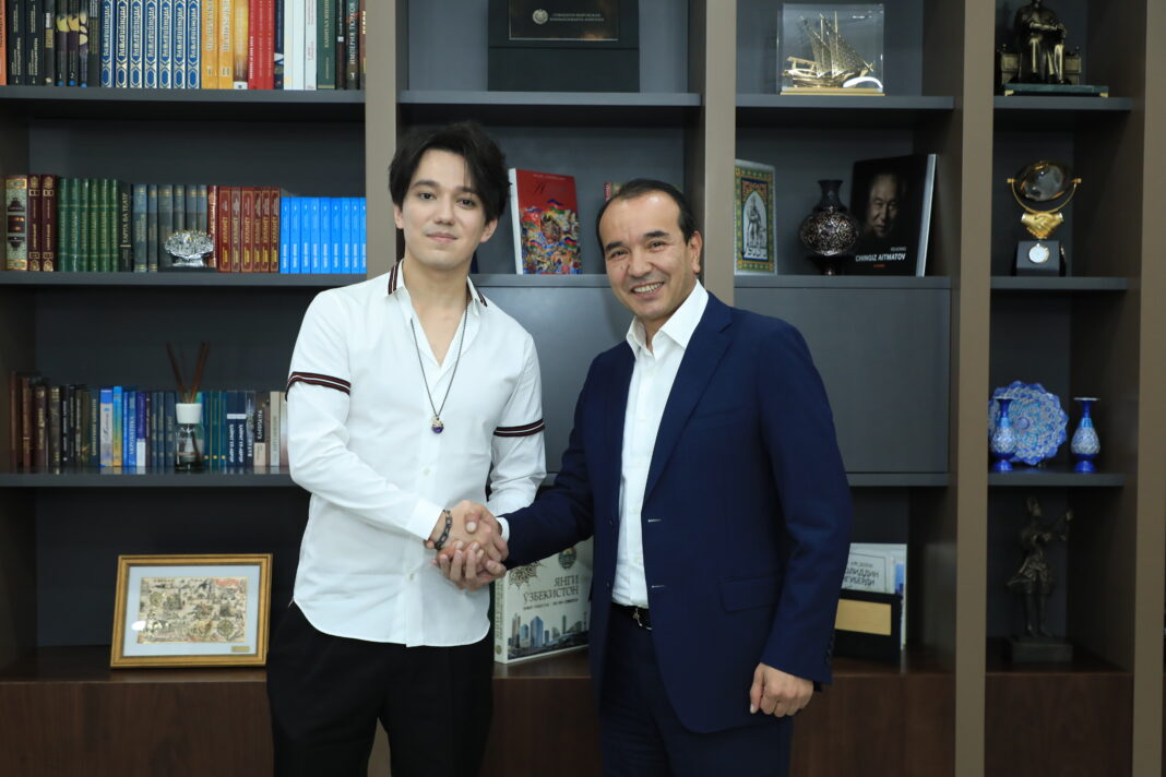 Димаш встретился с министром культуры и туризма Узбекистана