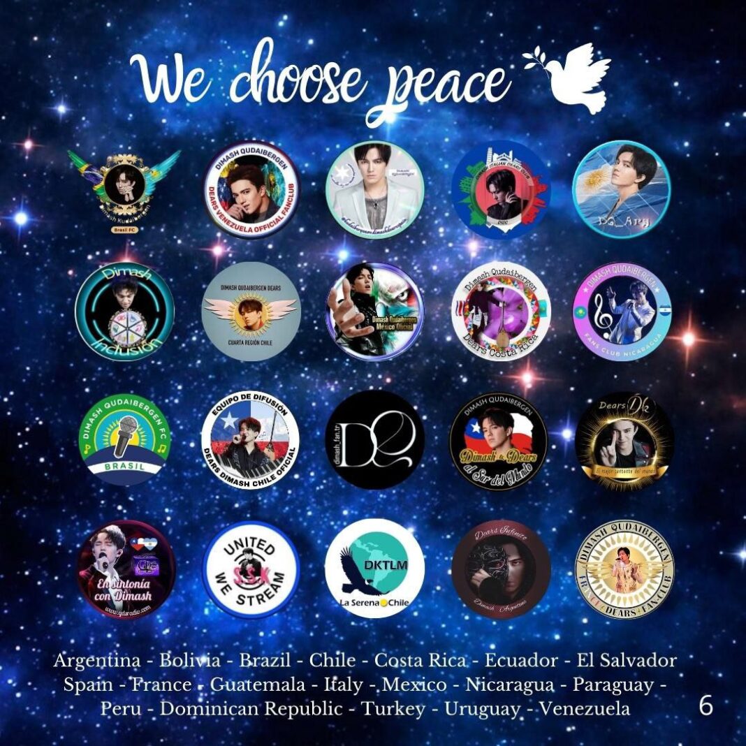 "We Choose Peace": a new project of Dimash fans from all over the world