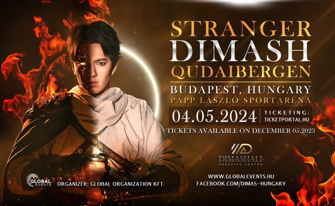 Новый концерт Димаша в рамках мирового тура STRANGER состоится в Венгрии