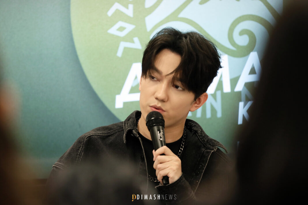 Dimash Qudaibergen Held a Press Conference in Kyrgyzstan