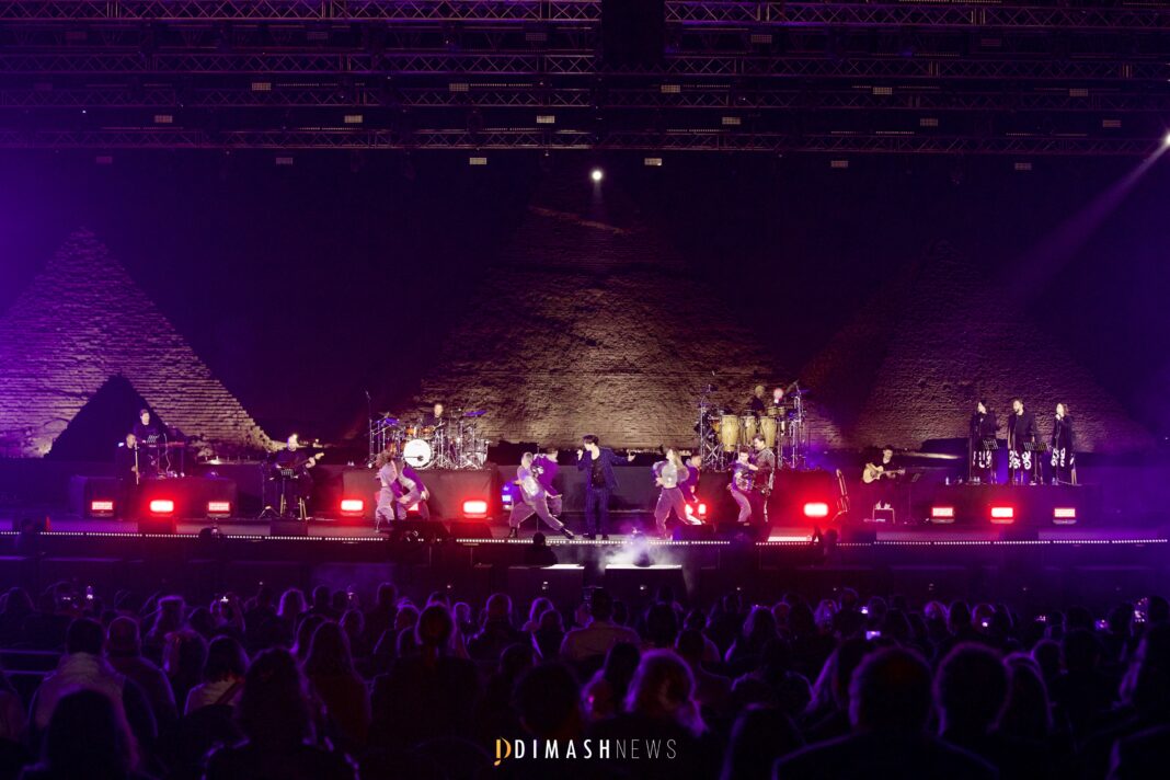 Димаш Кудайберген дал первый сольный концерт в Египте